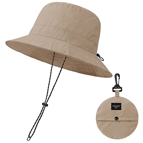 Fishing Hat Wide Brim Sun Protection Hat with Breathable Safari Hat and Fisherman Hat Hiking Hats Boonie Hats for Man