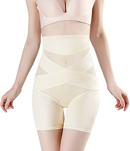 Women High Waisted Cross Compression Abs Shaping Pants Slimming