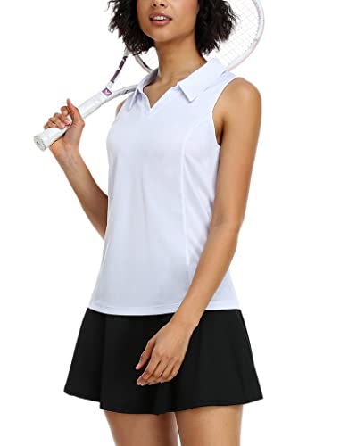 Quick-Dry Sleeveless Polo Shirt  Women's Sleeveless & Tank Tops