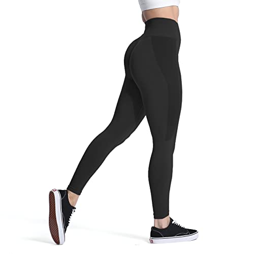 Aoxjox High Waisted Workout Leggings for Women Scrunch Tummy