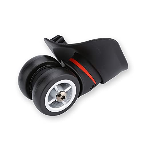 Dilwe Suitcase Wheels 2Pcs, Luggage Wheels Replacement Travel Suitcase  Accessory (W042 S)