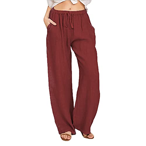 Ethnicity Handcrafted Off-White Palazzo Pants with Pockets - In-Sattva