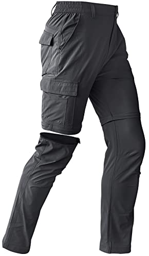2022 Mens Hiking Convertible Pants Outdoor Waterproof Quick Dry Zip Off  Lightweight Fishing Pants