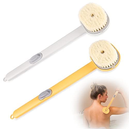 Long Handle Bath Massage Cleaning Brush with Soap Dispenser, Body Brush  Back Scrubber Storable Body Wash, Exfoliating Bath Brush, Cleaning Massage  Brush 