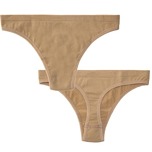 Seamless Thongs For Women No Show Thong Underwear Women 5 Pack