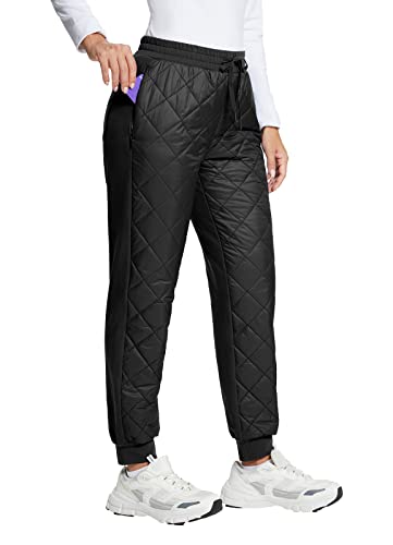  BALEAF Women's Down Pants Winter Ultralight Water Resistance  Ski Snow Puffer Pants Packable Warm Trousers Black X-Small : Clothing,  Shoes & Jewelry