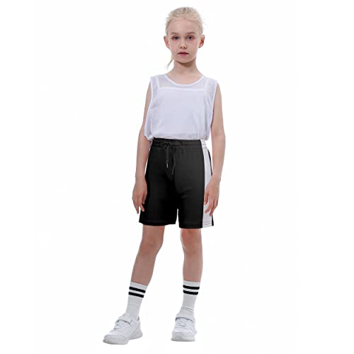 MIVEI Girl's Athletic Soccer Shorts - Youth Kids Quick Dry