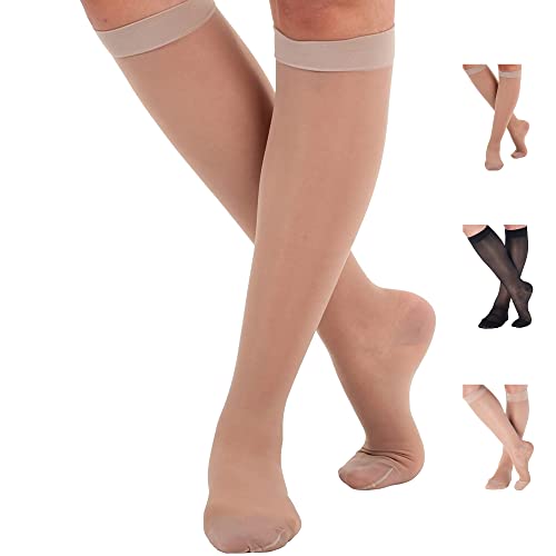 Womens Graduated Compression Socks 20-30 Elastic Support Stockings Varices  