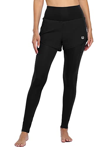 Neleus Women's Yoga Pant Running Workout Leggings with Pocket Tummy Control  High Waist 