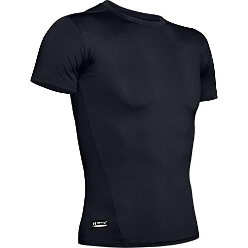 Under Armour Men's HeatGear Tactical Compression Short-Sleeve T-Shirt Black  (001)/Clear Medium