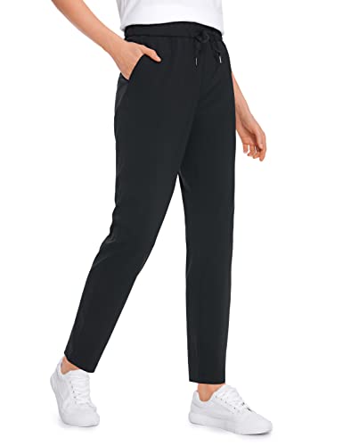 CRZ YOGA 4-Way Stretch Golf Pants for Women Tall 31, Travel Casual  Sweatpants Lounge Workout