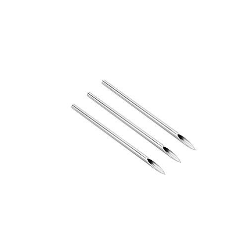 BodyJewelryOnline Ear Nose Body Piercing Needles Pack 100 Pieces