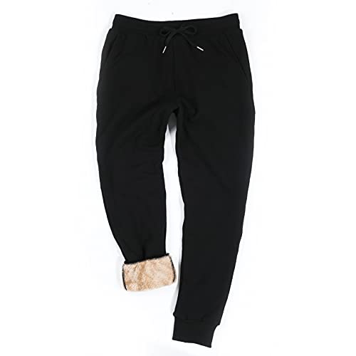 Inno Women's Sherpa Fleece Lined Jogger Pants Warm Sweatpants Thermal  Athletic Lounge, Black, S, Regular-31 Inseam : : Clothing, Shoes &  Accessories