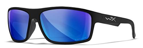 Wiley X Peak Captivate Polarized Sunglasses, Safety Glasses for Men and  Women, UV Eye Protection for