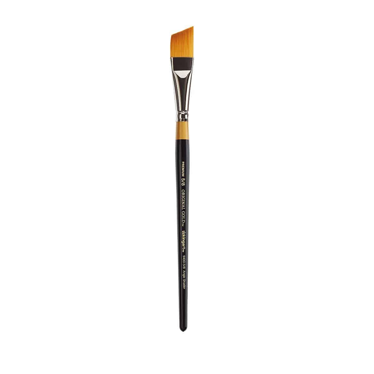 Kingart Original Gold, Series Premium Golden Taklon, Multimedia Artist  Brushes, Set of 10, All Ages 