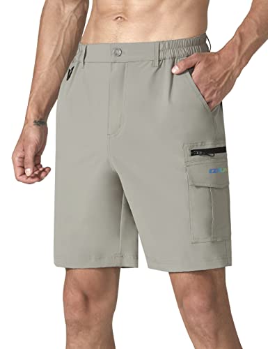 Xihbxyly Mens Shorts Cargo Shorts for Men, Cargo Shorts for Men Stretch  Waist Cotton Hiking Short Casual Solid Zipper Button Pockets Cropped Cargo  Shorts Flash Sales Today Deals Prime Clearance #3 