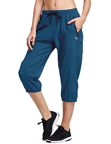 BALEAF Women's Hiking Pants | Lightweight Quick Dry Joggers with Zipper  Pockets