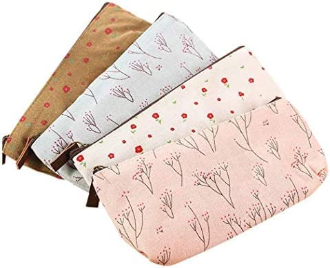 Floral Pencil Pouch, Flower Pencil Case, Stationery Case, Makeup