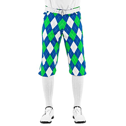 Royal & Awesome Golf Knickers for Men, Crazy Golf Knickers Men, Men Golf  Knickers Pants, Golf Outfits for Men 36 Blues on the Green