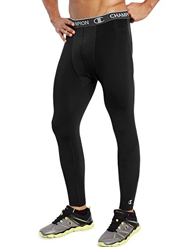 Champion Mens Compression Tights, Mens Moisture-Wicking Shorts, Mens  Athletic Shorts, 9 Inseam Large Black-407z98