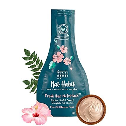 NAT Habit 5 Oil Hibiscus Fresh Hair Mask NutriMask Hair Growth