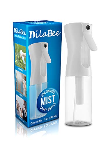 DilaBee Continuous Mist Empty Spray Bottle For Hair 5 Oz - Salon Quality  360 Water Misting Sprayer - Pressurized Aerosol Stylist Spray Mister BPA  Free (5 Oz)