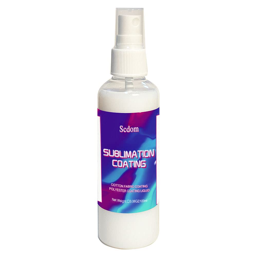 Sublimation coating spray for 100%cotton, blended cotton,etc. Sublimation  coating formula 4:1