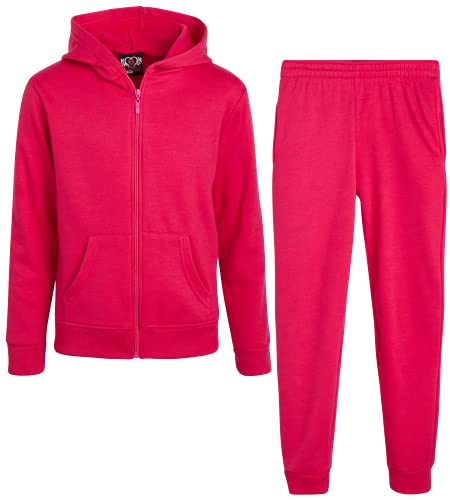 Solid Hot Pink Plus Size Sweatpants (Women's)
