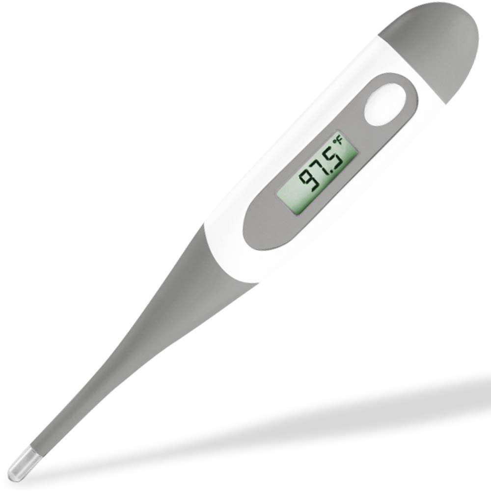 Clip Art: Medicine & Medical Technology: Thermometer: Digital Oral  Grayscale I
