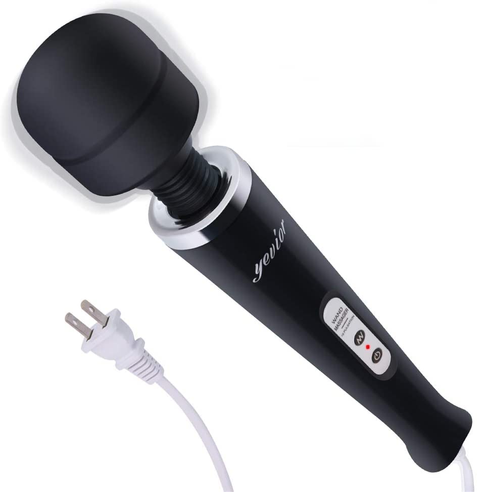 Rechargeable Handheld Neck Massager - 10 Powerful Vibrations For