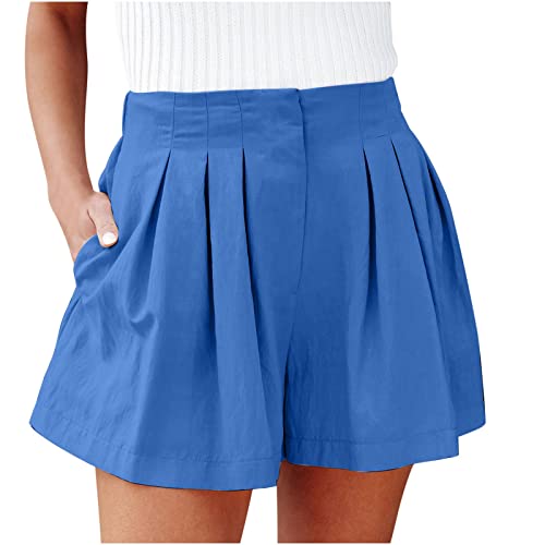 Ladies Summer Shorts for Women Casual Comfy Elastic Waist Silk Shorts  Dressy Fashion Pocket Loose Jogger Short Pants : : Clothing, Shoes  & Accessories