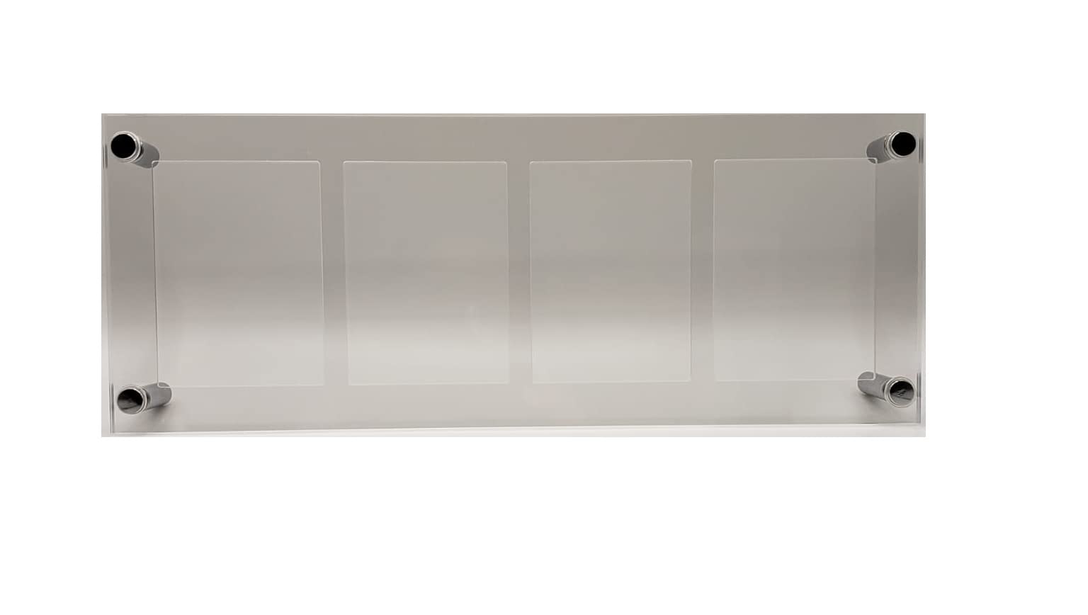 3 Tier Clear Acrylic Trading Card Display Case, Wall Mounted