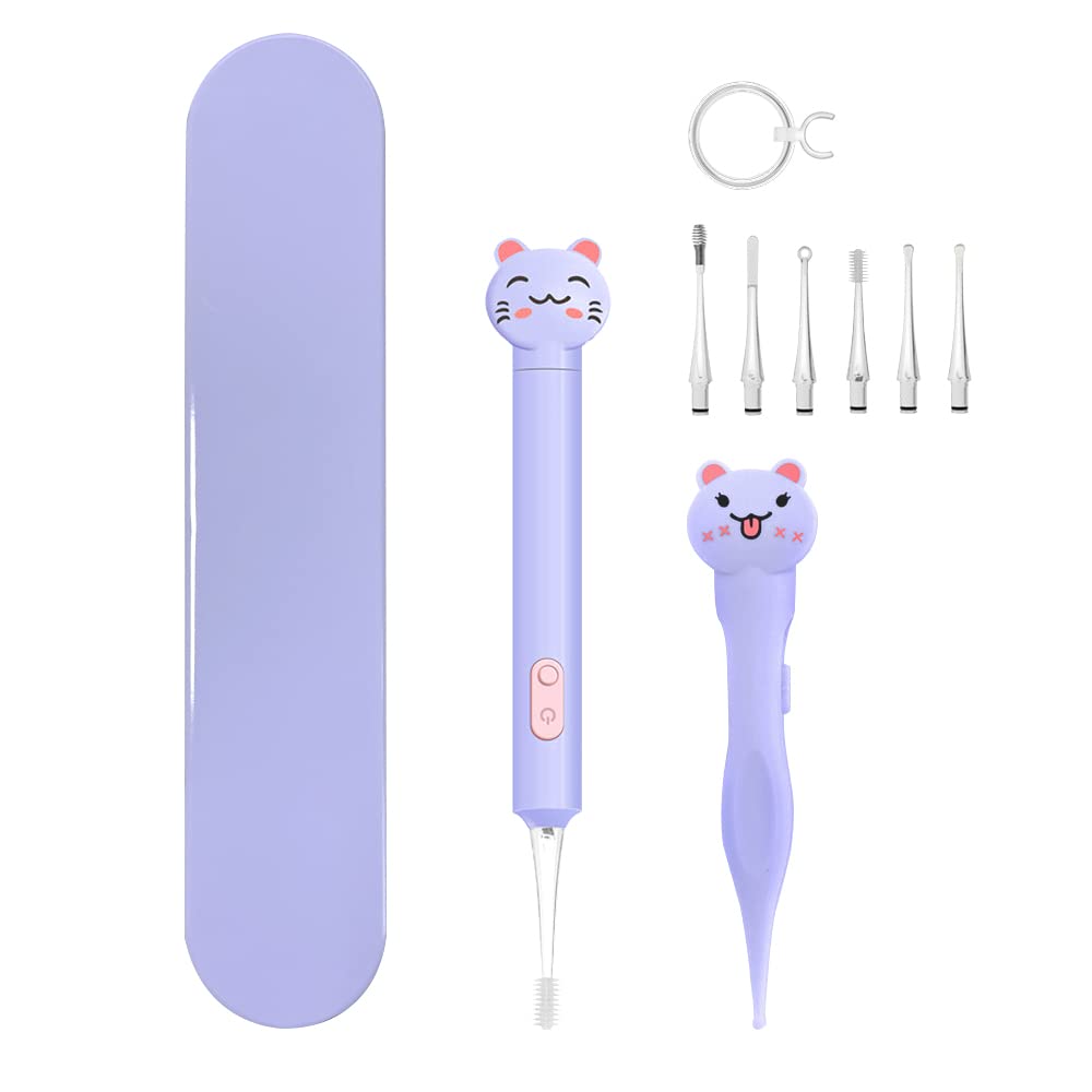 Prosgs Nose Tweezers Nostril Cleaning Creative Modern Children Visible Glowing Booger Clip, Boy's, Size: One size, Pink