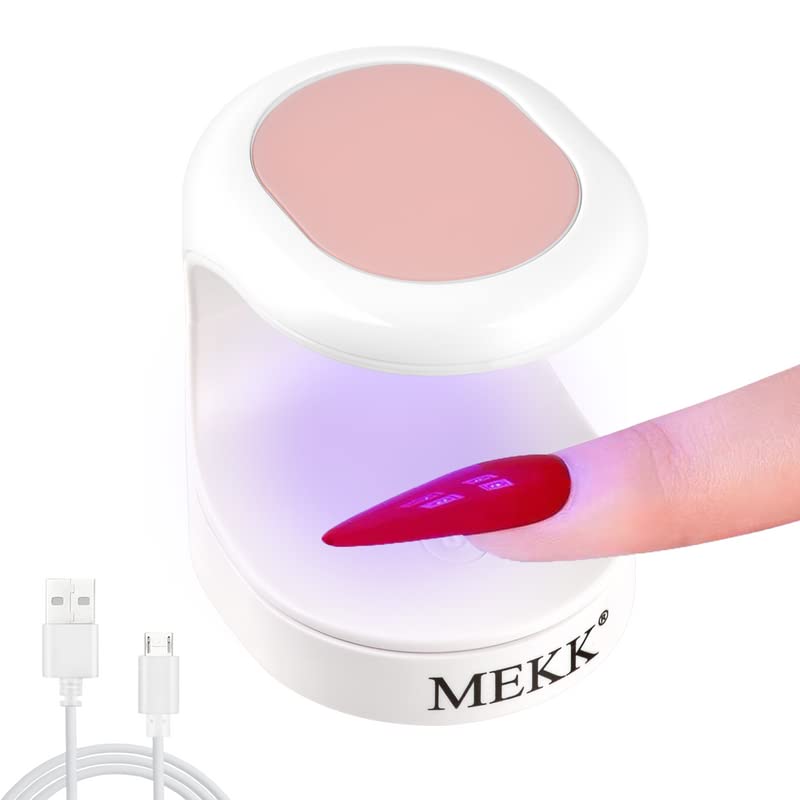 BASIC LIVING Mini UV LED Quick-Drying Nail Lamp 2W—Pink