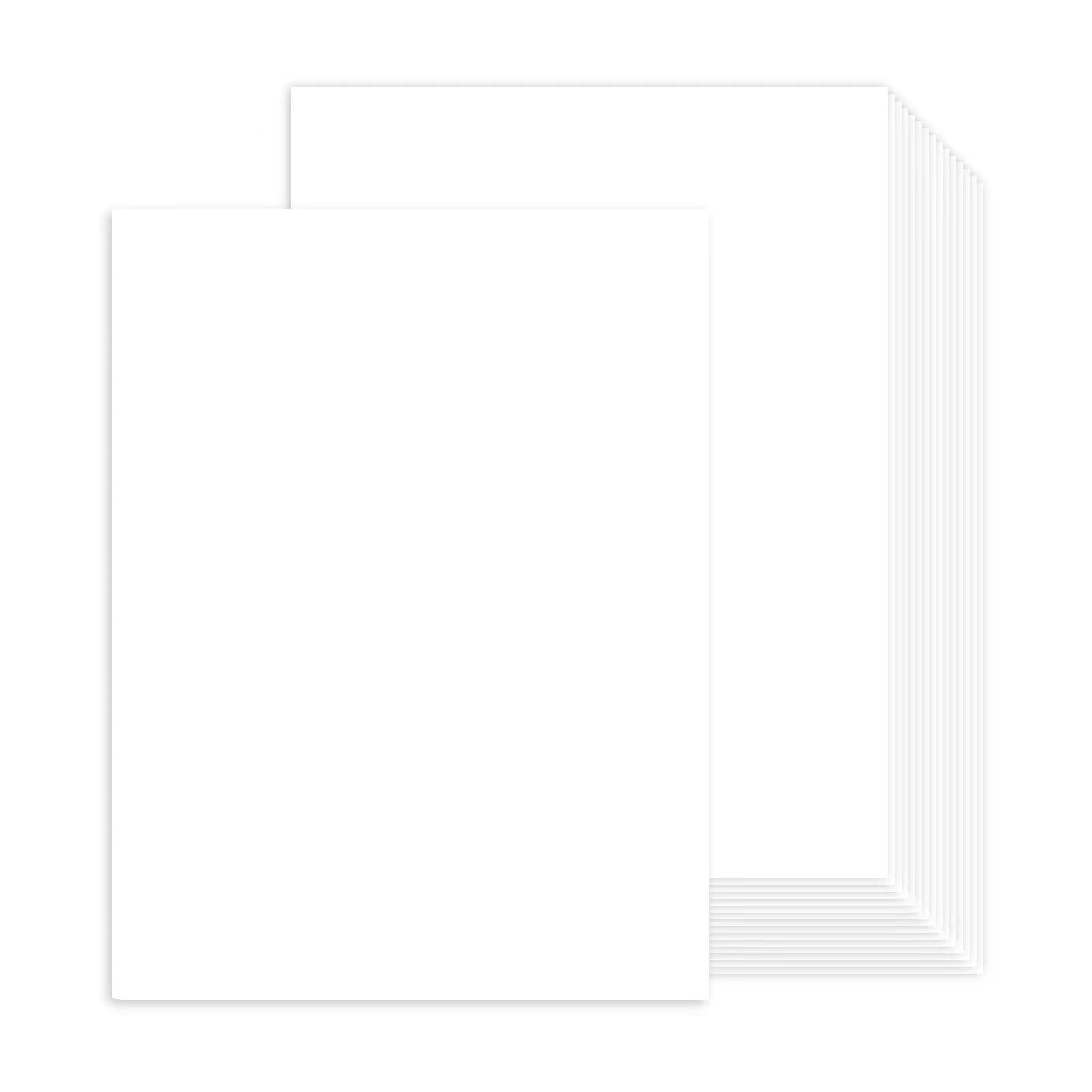 24 Sheets Light Blue Cardstock 8.5 x 11 Pastel Paper 80lb Card Stock  Printer