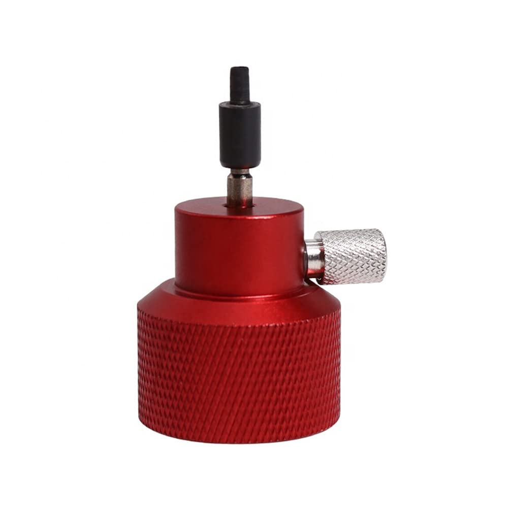 Gurlleu Universal Airsoft Propane Refilling & Charging Adapter for Green Gas  Tank with Silicone Oil Port Red