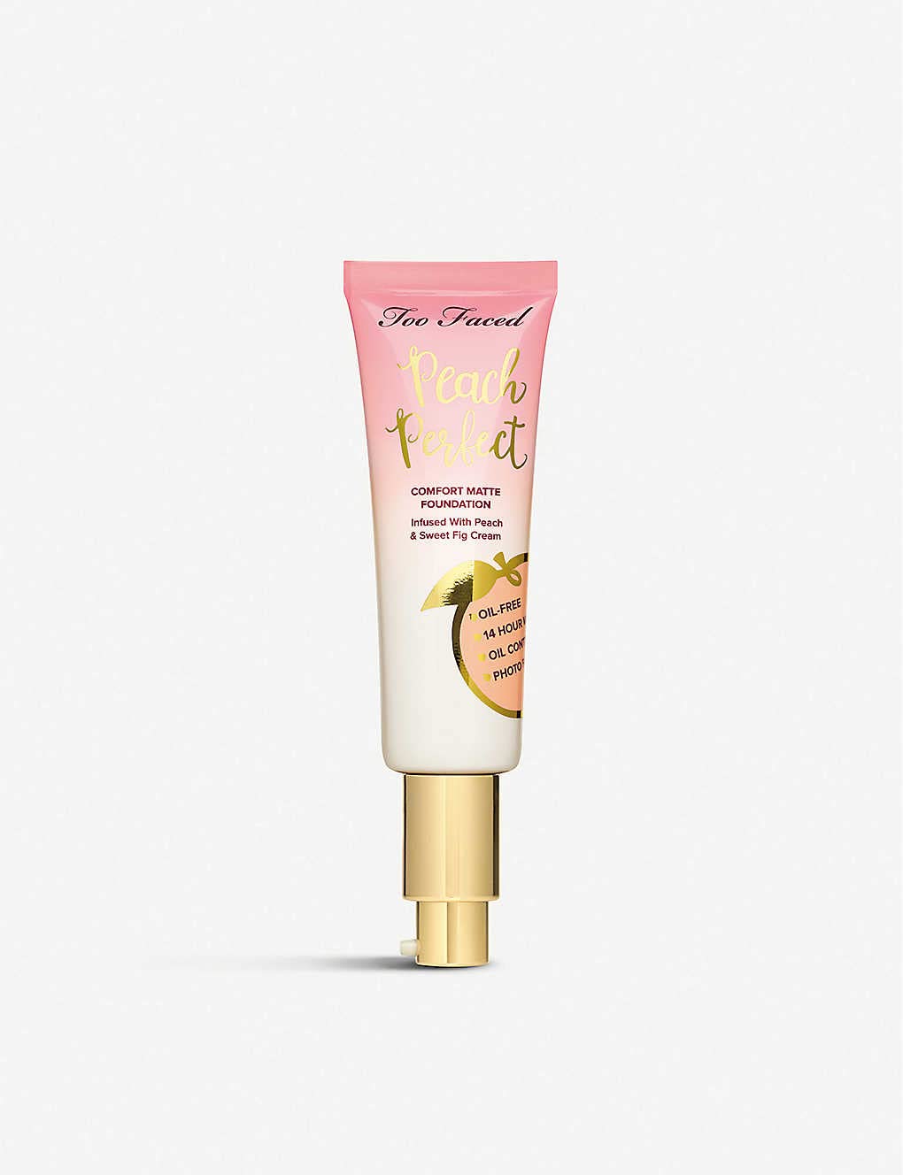 TOO FACED PEACH PERFECT COMFORT MATTE FOUNDATION 1.6 OZ / 48 ML - CLOUD