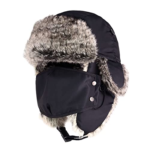 CHOK.LIDS Waterproof Winter Trapper Bomber Hats Unisex Premium Strength  Ushanka Ear Flap Chin Strap Cold