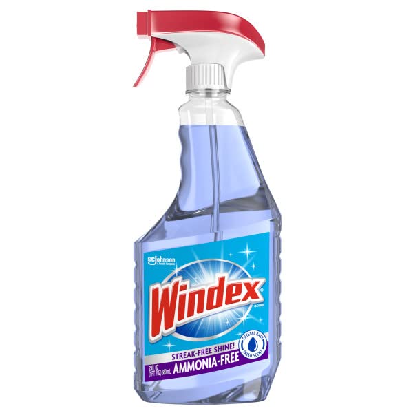 Windex® Glass Cleaner, Original Blue, Spray Bottle, 23 fl oz