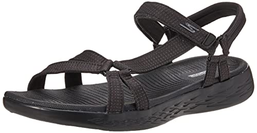 Skechers Women s On The go 600 Brilliancy Sport Sandal 8 Black