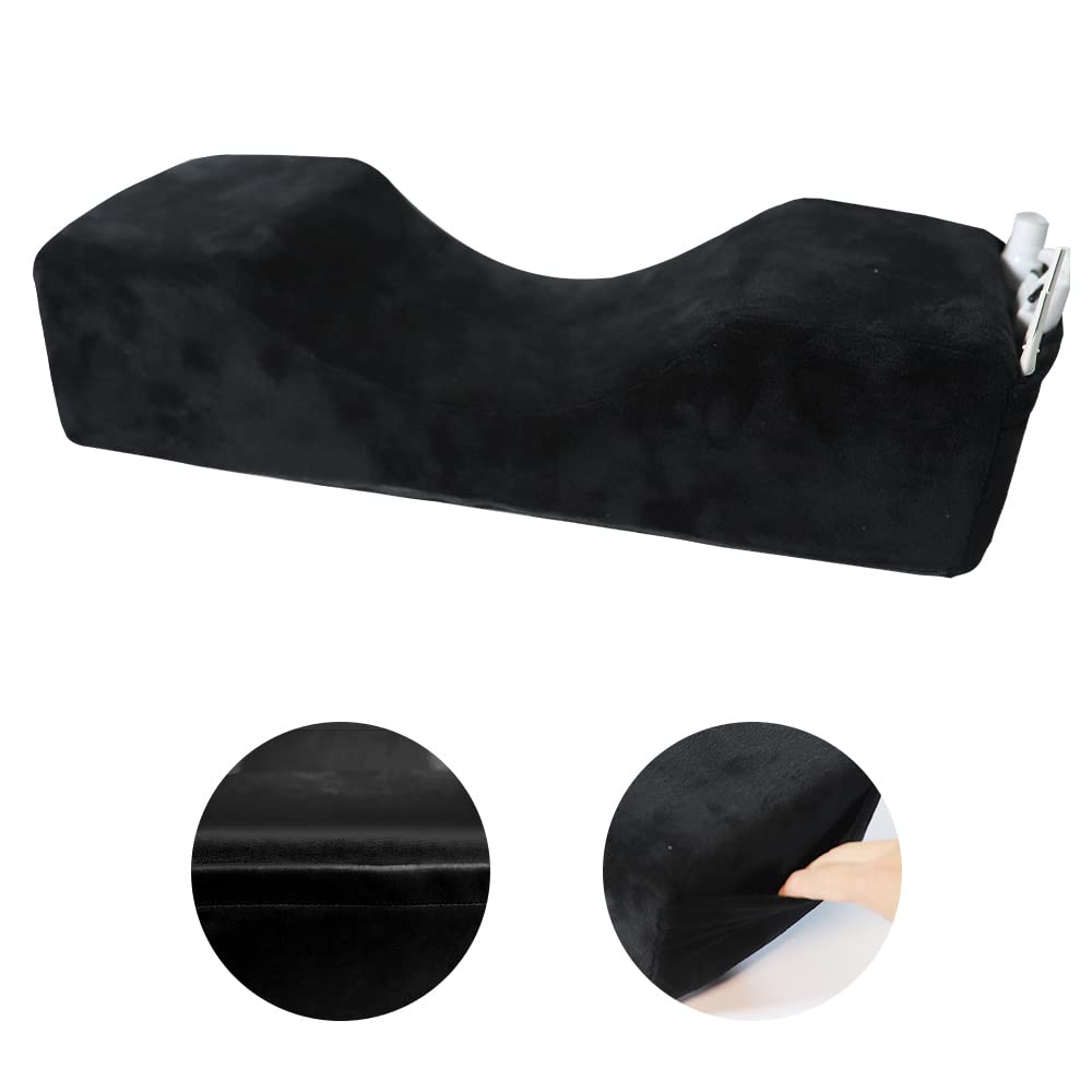 Memory Foam Neck Pillow | Eyelash Extension Supplies Wholesale Black