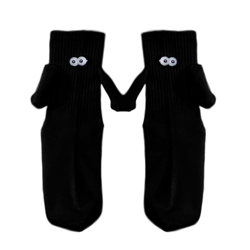 Funny Couple Holding Hands Sock Funny Magnetic Suction 3D Doll Couple ...