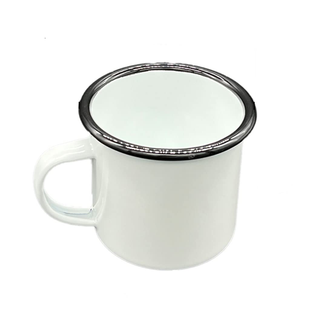 Weekends, Coffee & Camping White Enamel Camping Mug 12oz