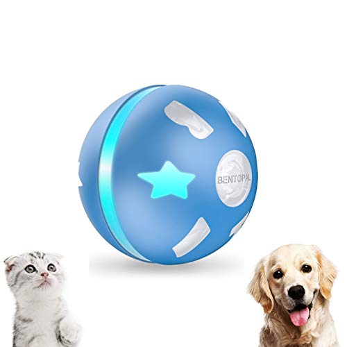CSD Interactive Dog Ball Toy - Automatic Pet Ball for Dogs - Automatic Ball  with USB Charging & LED Lights - Dual Mode - Active Rolling Ball for Cats