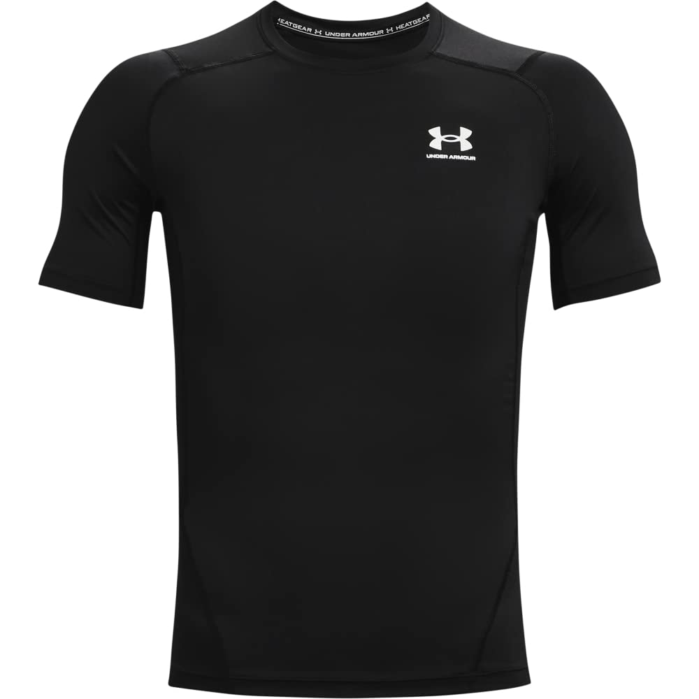 Buy Under Armour Men's HeatGear® Armour Compression T-Shirt Black in KSA  -SSS