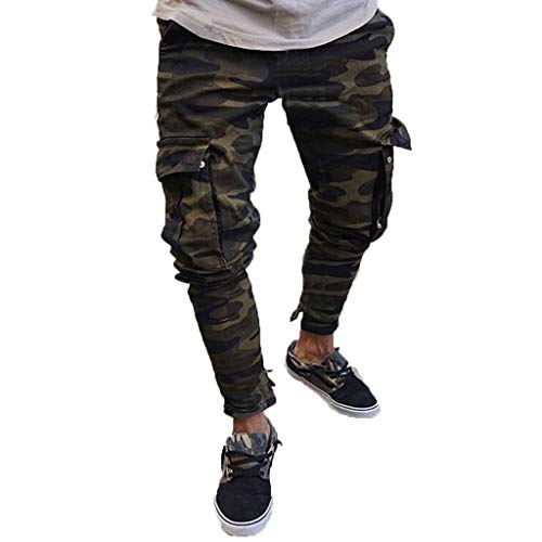 Fashion camouflage slim hot sale casual pants