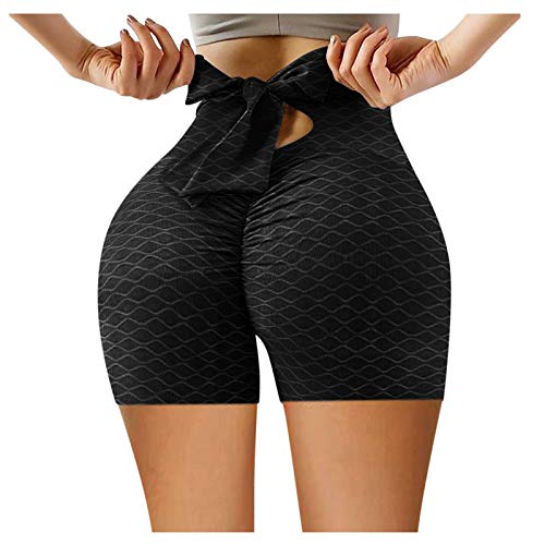 Women High Waist Shorts Butt Lift Yoga Pants Scrunch Booty Workout