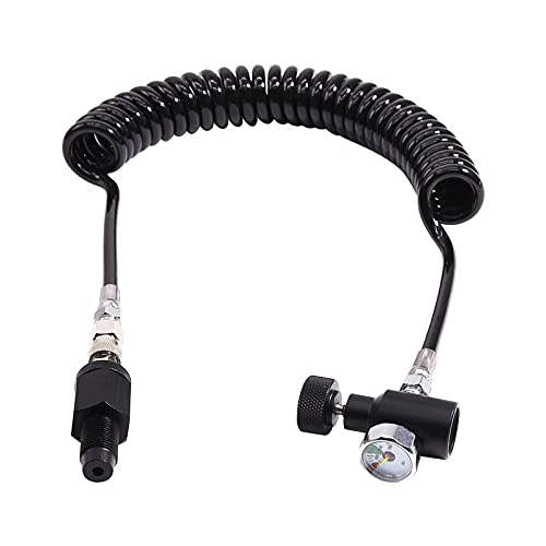 New AIR CO2 Remote Charging Fill Whip Hose Extension With Quick Disconnect  For Air Tool Paintball