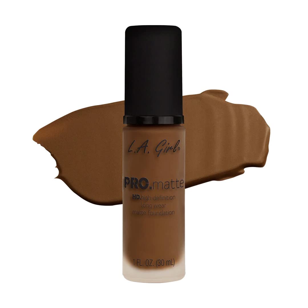 L.A. Girl Pro Matte Foundation Caramel Cappuccino GLM684 1 Fl Oz