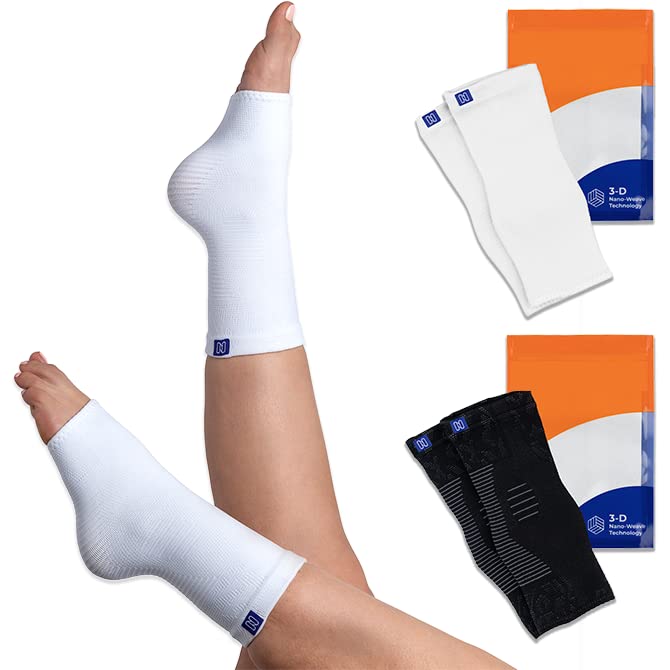 NanoSocks Compression Socks for Women & Men (1 Pair) - BEST Ankle